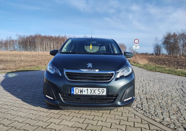 Peugeot 108 cena 30500 przebieg: 122000, rok produkcji 2017 z Wrocław małe 56